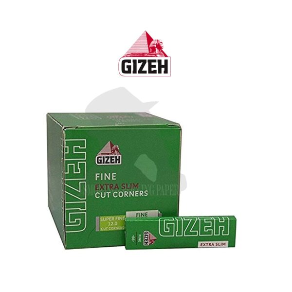 Gizeh Fine Corn Extra Slim Zigarettenpapier – Packung mit 50 Heftchen