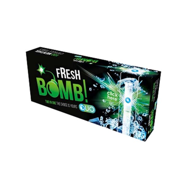 Tubes à cigarettes Fresh Bomb Regular 8 mm avec filtre menthol – lot de 100 tubes
