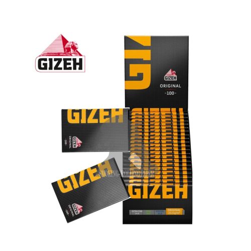 Χαρτάκια στριφτού Gizeh Black Regular – συσκευασία με 20 πακετάκια