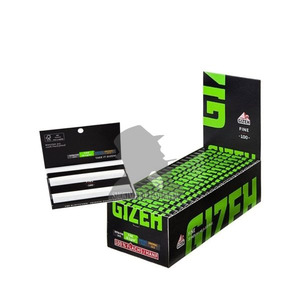 Papier à rouler Gizeh Fine Black Regular – lot de 20 carnets