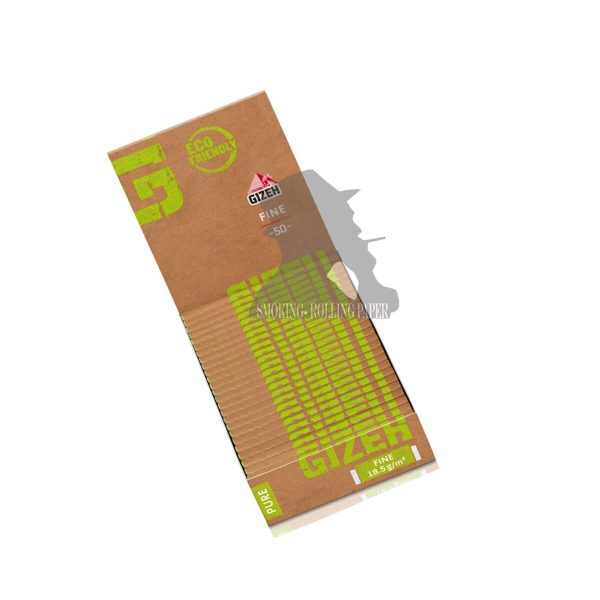 Gizeh Pure Fine Regular Zigarettenpapier – Packung mit 25 Heftchen