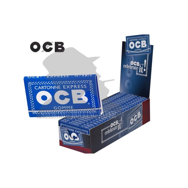 OCB No. 4 Blue Regular Size Rolling Papers – Pack of 25 Booklets