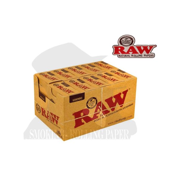 RAW Regular 8 mm Pure Cotton Filters – 10 Packs of 100 Filters