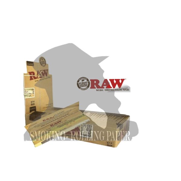 RAW Classic Medium 1¼ Rolling Papers – Pack of 24 Booklets