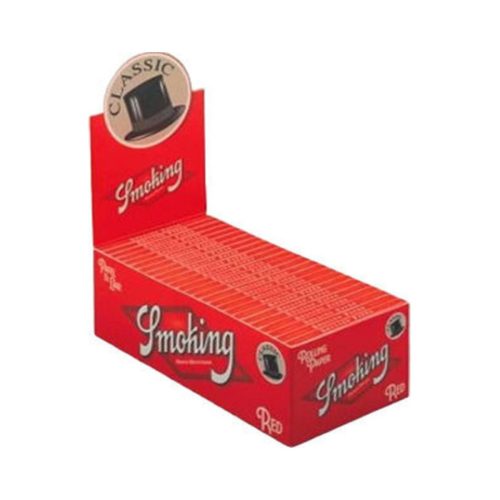 Χαρτάκια στριφτού Smoking Classic Red Regular – συσκευασία με 50 πακετάκια