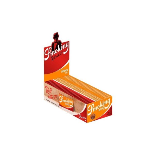 Papier à rouler Smoking Orange Regular – lot de 50 carnets