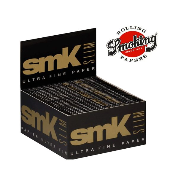 Smoking SMK Ultra Fine King Size Slim Zigarettenpapier – Packung mit 50 Heftchen