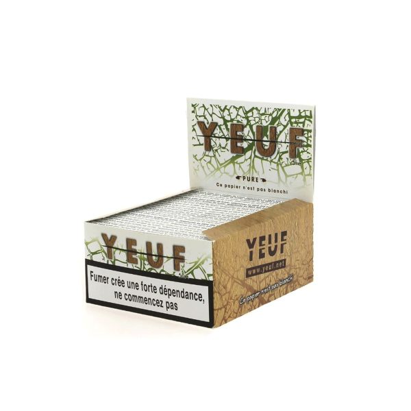YEUF Pure King Size Rolling Papers – Pack of 50 Booklets
