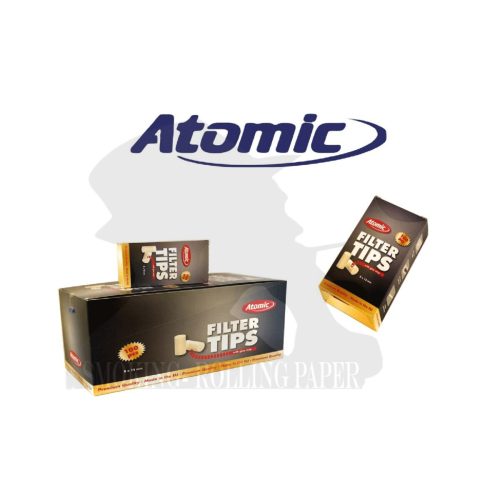 Φιλτράκια Atomic Regular 8 mm – 20 θήκες των 100 φίλτρων