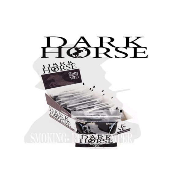 Φιλτράκια ενεργού άνθρακα Dark Horse Slim 6 mm – 10 σακουλάκια των 120 φίλτρων